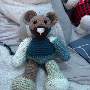 Handmade Crochet Bear Plush